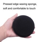 50 PCS Esponja para encerar Coches con borde redondo Lavado de autos Mantenimiento de cera para autos Esponja pulida, 50 PCS Polished Sponge - Imagen 3