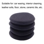 50 PCS Esponja para encerar Coches con borde redondo Lavado de autos Mantenimiento de cera para autos Esponja pulida, 50 PCS Polished Sponge - Imagen 4