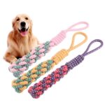 Cordera de algodón molar de perros de juguete de masa de 3 pcs mascota, entrega aleatoria de color