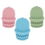 2 uds limpieza de mascotas dientes TPR Cactus juguetes educativos ligeros resistentes a mordeduras, Cactus Light Pink - Imagen 2