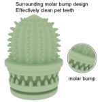 2 uds limpieza de mascotas dientes TPR Cactus juguetes educativos ligeros resistentes a mordeduras, Cactus Avocado Green - Imagen 5