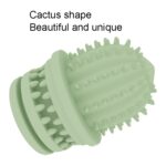 2 uds limpieza de mascotas dientes TPR Cactus juguetes educativos ligeros resistentes a mordeduras, Cactus Avocado Green - Imagen 6