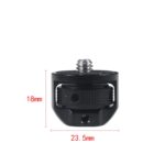 Tornillo de conversión de cámara Adaptador de 1/4 de pulgada para DJI Pocket2 /Insta360 ONE X2, Negro, Rojo, Titanium, Black+Red, Black+Titanium - Imagen 3