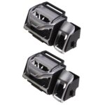2 uds SD-1012 caja de basura para portabebidas multifuncional para coche, Plata, Azul, Negro