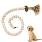 Timbre para perros Entrenador de perros Cuerda colgante Juguete divertido para gatos, estilo:, Wooden Beads Copper