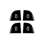 For Tesla Model 3 4pcs/ Set B-type Car Window Switch Stickers