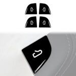 For Tesla Model 3 4pcs/ Set B-type Car Window Switch Stickers - Imagen 2