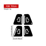 For Tesla Model 3/Y 4pcs /Set Car Window Switch Stickers - Imagen 3