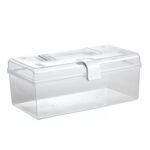 Caja de medicina portátil portátil Caja de almacenamiento de plástico para medicina casera, estilo:, Long Large