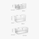 Caja de medicina portátil portátil Caja de almacenamiento de plástico para medicina casera, estilo:, Long Large - Imagen 2