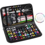 2 juegos 172 en 1 juego de herramientas multifuncionales de aguja e hilo, especificaciones:, Silver Needles, Edge Clip