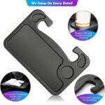 Bandeja de comedor para coche multifuncional Soporte para portátil con volante, Multifunctional 42x29x3cm - Imagen 4