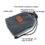 Bolsa de almacenamiento CQT bolsa de franela gruesa para DJI Mini 3 Pro, especificación:, 2 PCS Bag+Paddle Tie Band - Imagen 4