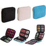 Bolsa de almacenamiento de accesorios de reloj de correa de reloj de terciopelo, Pink M - Imagen 2