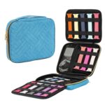 Bolsa de almacenamiento de accesorios de reloj de correa de reloj de terciopelo, Blue L