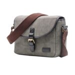 Bandolera informal de lona para cámara SLR, Gray, Azul, Caqui