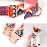 Pet Flower Collar ajustable Hebilla de metal Se puede grabar Collar de perro, Tamaño:, L 2.5x60cm - Imagen 5