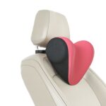 A09 Reposacabezas para asiento de automóvil Espuma viscoelástica Cómoda almohada para el cuello, estilo:, Without Stand (Pink)
