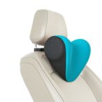 A09 Reposacabezas para asiento de automóvil Espuma viscoelástica Cómoda almohada para el cuello, estilo:, Without Stand (Blue)