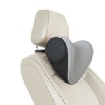 A09 Reposacabezas para asiento de automóvil Espuma viscoelástica Cómoda almohada para el cuello, estilo:, Without Stand (Gray)