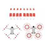 8 PCS 6030F Hélices de ala coloridas de bajo ruido de doble cara para DJI Mini 3 Pro, White Red - Imagen 2