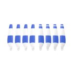 8 PCS 6030F Hélices de ala coloridas de bajo ruido de doble cara para DJI Mini 3 Pro, White Blue