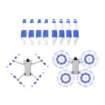 8 PCS 6030F Hélices de ala coloridas de bajo ruido de doble cara para DJI Mini 3 Pro, White Blue - Imagen 2