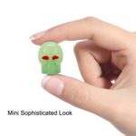 5 juegos de tapa de válvula luminosa para neumático de coche, tapa de núcleo de válvula de calavera para motocicleta, 1 Set Green - Imagen 4