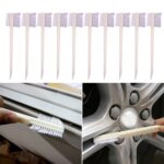 Cepillo de doble cara para motor de cabeza de coche de 10 Uds., 10 PCS White