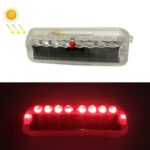 2 PCS LED Lámpara estroboscópica de advertencia de iluminación de vibración nocturna decorativa solar, Long Red