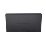 Caja de teléfono de color sólido de 10 piezas / Película templada / Caja de marco de soporte, All Black - Imagen 2