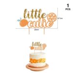 Decoración de fiesta de cumpleaños de bebé con diseño de cítricos, Baby Birthday Party Decoration - Imagen 4
