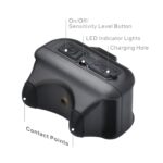 Pet Collar Trainer Recargable Automatic Bark Stop, Automatic Bark Stop Black White Spots - Imagen 3