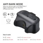 Pet Collar Trainer Recargable Automatic Bark Stop, Automatic Bark Stop Black White Spots - Imagen 4