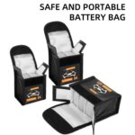Sunnylife - Bolsa de almacenamiento para batería a prueba de explosiones para DJI Mini 3 Pro, tamaño:, Can Hold 2 Batteries - Imagen 4