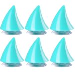 6 piezas de casco de motocicleta Devil Sucker Decoración, estilo:, Small Horns (Light Blue)