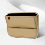 Caja de costura para asiento de automóvil Bolsa de almacenamiento con ranura de control central, Central Control Slot Beige