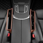 Caja de costura para asiento de automóvil Bolsa de almacenamiento con ranura de control central, Central Control Slot Beige - Imagen 7