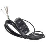 Interruptor 3 en 1 para coche de montaña, monopatín, bocina, faros, interruptor de giro, 36V, 48V