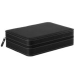 Caja de reloj con cremallera de 10 bits, caja de exhibición de almacenamiento, bolsa con cremallera de PU, caja de reloj, 10 Bit - Imagen 2