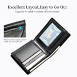 Tigernu T-S8002 Monedero de negocios para hombre con varias tarjetas, T-S8002 Black - Imagen 3
