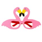 2 piezas de gafas divertidas para fiesta de cumpleaños, decoración de dibujos animados, accesorios para fotos, forma:, Pink Firebird
