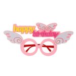 2 piezas de gafas divertidas para fiesta de cumpleaños, decoración de dibujos animados, accesorios para fotos, forma:, Angel Wings
