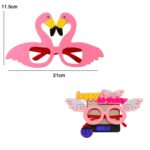 2 piezas de gafas divertidas para fiesta de cumpleaños, decoración de dibujos animados, accesorios para fotos, forma:, Angel Wings - Imagen 3