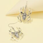 4 pares de pendientes de personajes de Halloween, adornos navideños de aleación, estilo:, Spider - Imagen 2