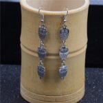 4 pares de pendientes de personajes de Halloween, adornos navideños de aleación, estilo:, Owl - Imagen 3
