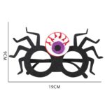 3 uds decoración de Halloween gafas divertidas fiesta esqueleto araña accesorios de terror, Eyeball - Imagen 2