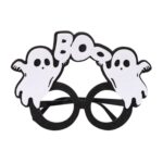 3 uds decoración de Halloween gafas divertidas fiesta esqueleto araña accesorios de terror, Alphabet Gost