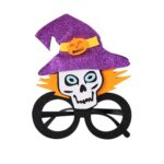 3 uds decoración de Halloween gafas divertidas fiesta esqueleto araña accesorios de terror, Skull Hat