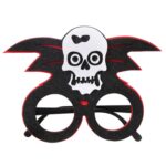 3 uds decoración de Halloween gafas divertidas fiesta esqueleto araña accesorios de terror, Skull